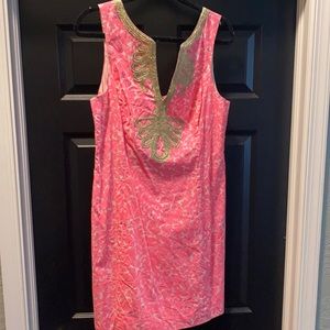 Hot pink Lilly Pulitzer shift dress